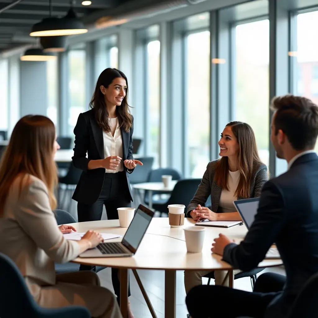 Team meeting discussion