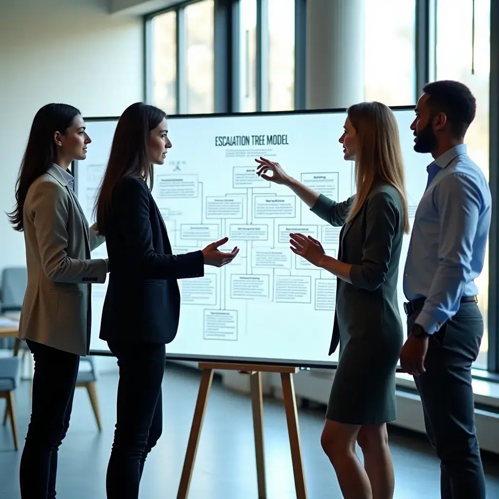 Professional team collaboration